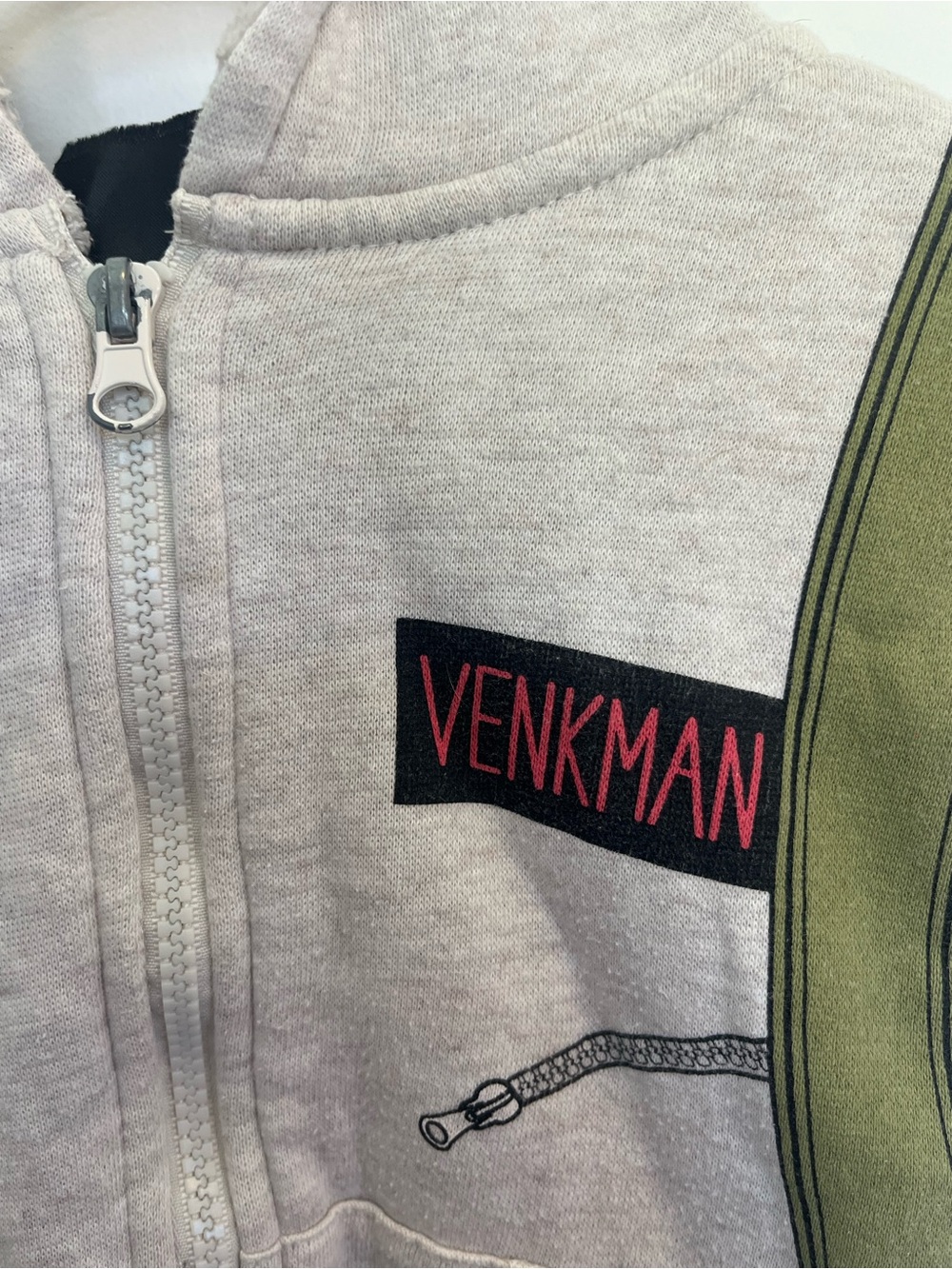 Ghostbusters Venkman Proton Pack Zip-Up Sherpa Lined Hoodie Toddler Size 3 - Picture 3 of 7